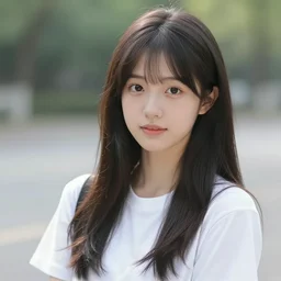 realistic beautiful anime girl in real life cute