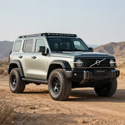 wide view shot of a new car for 2 0 3 2 with offroad tires installed. style by petros afshar, christopher balaskas, goro fujita, and rolf armstrong. car design by toyota and volvo.