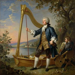 a beautiful painting of a 1 8 th century harborn by greg rutkowski and kalin popov, trending on artstation, masterpiece,