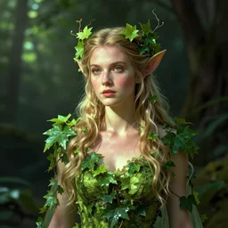 portrait of maria shriver as titania, summer queen. faerie queen. queen of light, green, poison ivy, made by caravaggio stanley artgerm lau wlop rossdraws artstation cgsociety concept art cgsociety octane render