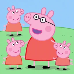peppa pig in persona 5 as drawn by Stan Lee