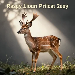 small deer in profile concept art