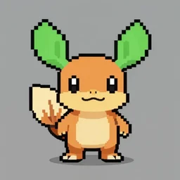 Mudkip gen 1 sprite. Pixel art.