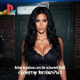 “ kim kardashian in silent hill for the ps 1 ”
