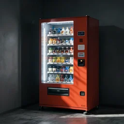 liminal space, vending machine, claustrophobic