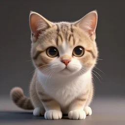 photorealistic kitten. hyperdetailed photorealism, 1 0 8 megapixels, amazing depth, high resolution, 3 d shading, 3 d finalrender, 3 d cinematic lighting - 9
