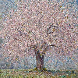 Beautiful cherry-tree, digital art, magnificent, painting, soft lighting by Patrick Faulwatter, Andrée Wallin, Sylvain Sarrailh