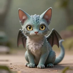 a kitten gargoyle