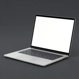 product photo concept for a simple minimalist designed laptop os software that looks like combination of windows 1 1 and mac os
