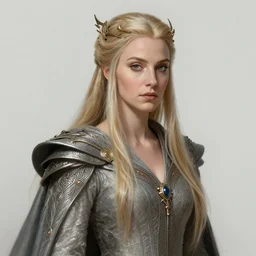 yael shelbia as galadriel by alan lee, intricate, highly detailed, digital painting, artstation, concept art, smooth, sharp focus, illustration, vfx