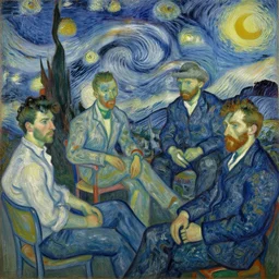 beautiful post - impressionist painting of fully automated luxury gay space communism, by henri de toulouse - lautrec, camille pissarro, paul cezanne, henri rousseau, vincent van gogh, henri - edmond