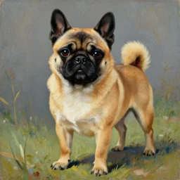 doge meme, painting by gaston bussiere, craig mullins