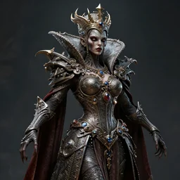 queen of goblins, 4 k, intricate, jaw dropping, gorgeous, surreal, octane render