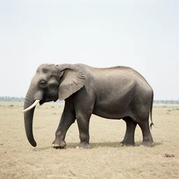 Giants roaming in China 35mm film photograph