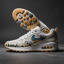 an sneaker with an outsole made out of air