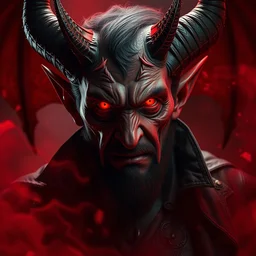 hyper realistic portrait of viktor orban depicted as the devil, red mist in hell, gorgeous lighting by kim jung giu weta studio, mucha, bautista and norman rockwell and greg rutkowski and tom bagshaw and james gurney and lucasfilm