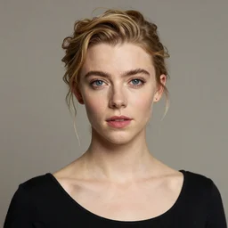 Anya Taylor-Joy, in the style of John Sargent