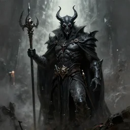 an amazing masterpiece of art by gerald brom, the dark lord
