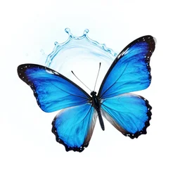 water splash butterfly, bright, mariposa blue water background, vector drop, transparent, abstract, aqua, clean, isolated, liquid