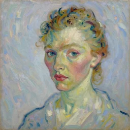 portrait of a beautiful parisian dancer, detailed beautiful face in painting, detailed beautiful portrait, expressionist oil painting masterpiece, 8 k resolution, smooth, sharp focus, pastel color palette, trending on artstation, by van gogh