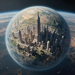 hyper realistic strange planet landscape, art by ron walotsky, detailed surrealism, ultra realistic, fantasy, sci - fi, city, 8 k.
