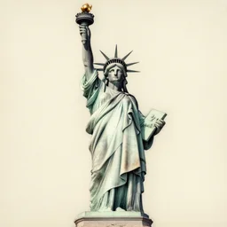technical sketch of the statue of liberty, by leonardo da vinci