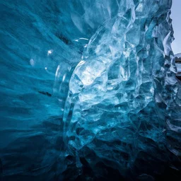 ice cave, iceland, blue, beautiful, smmoth, refracyions, transparent