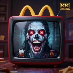 mcdonald's horror tv advertisement, ultra realistic, 4 k, digital art