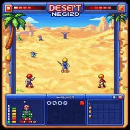 neo geo desert game