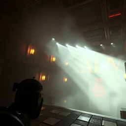 duke nukem 3 d remastered, the hollywood level at the cinema, volumetric light, fog, ultra detailed, raycasting effects, unreal engine 5, beautiful
