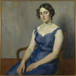 painting of woman by oscar bluemner