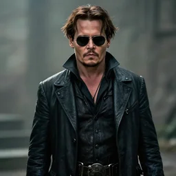 film still of Johnny Depp as Bruce Wayne in The Dark Knight, 4k