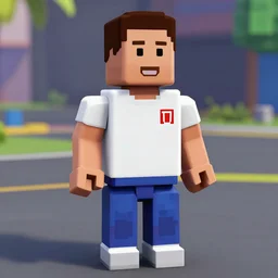 John Cena in Roblox 4K detail