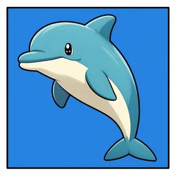 dolphin pokemon draw by ken sugamori