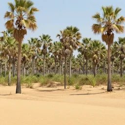 a photo view of a wetland tropical forest in desert, sharp focus, trending on artstation, cinematic lighting, hyper realism, octane render, 8 k, hyper detailed, vivid, ultra detailed, highly detailed