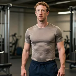 mark Zuckerberg as a fitness model