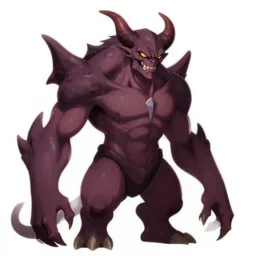 an organic demon creature, fantasy anime, 3 2 k resolution