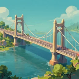 game assets of a bridge