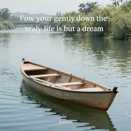 row your boat gently down the stream, merily life is but a dream by james gurney, thomas kinkade artstation behance