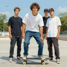 portrait of a handsome young brazilian skateboarder, art by denys tsiperko and bogdan rezunenko and franz xaver kosler, hyperrealism
