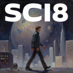 1 9 6 8 sci - fi cover art. man walking through city on an alien planet character class. keith parkinson. oil on canvas.