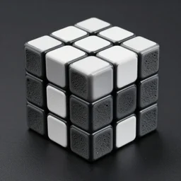 a rubix cube made of dark matter