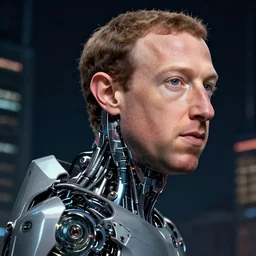 borg zuckerberg, cyborg, cyberpunk