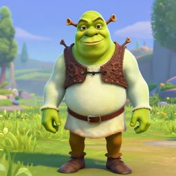 screenshot of shrek in fortnite