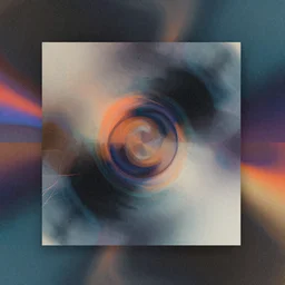 modern indie album cover, abstract