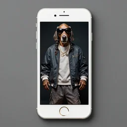 snoop dog in shape of iphone
