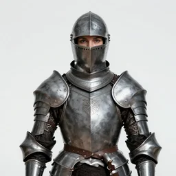 portrait a proud female knight, by SIXMOREVODKA, detailed, determined, ready, stalwart