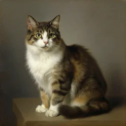 paiting of cat by anton van dyck