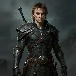 heath ledger in the art style of breath of the wild, grimdark dramatic lighting, digital art, intricate, highly detailed, matte painting, fine art