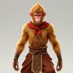 tang mo, humanoid monkey fantasy race ,wukong, monkey king, by craig mullins, featured on artstation
